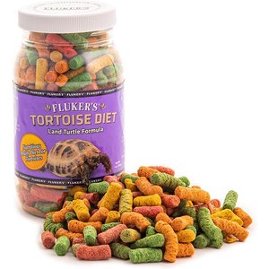 Fluker's Large Pellet Tortoise Diet Land Turtle Food, 7-oz jar