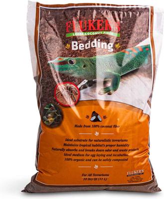Show full view: Fluker's Loose Coconut Reptile Terranium Bedding, 10-qt bag slide 2 of 4