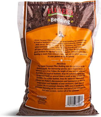 Show full view: Fluker's Loose Coconut Reptile Terranium Bedding, 10-qt bag slide 3 of 4