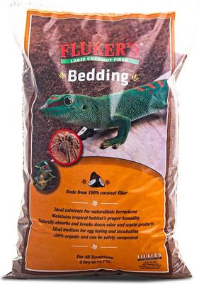 Show full view: Fluker's Loose Coconut Reptile Terranium Bedding, 5-qt bag slide 2 of 4