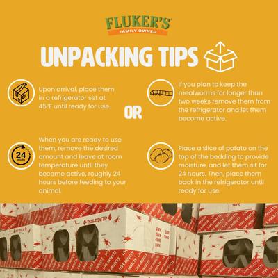 Show full view: Fluker's Medium Live Mealworms Reptile Food, 10000 count slide 4 of 10