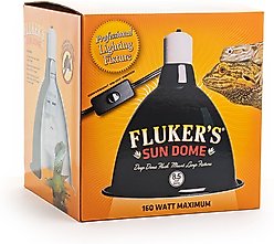 Fluker's Mini Sun Dome Lighting Fixture, 8.5-in