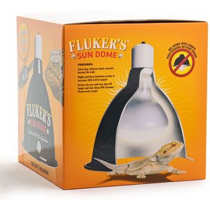Fluker's Mini Sun Dome Lighting Fixture, 8.5-in