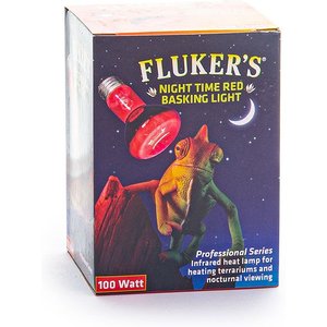 Fluker's Night Time Red Reptile Basking Light, 100-watt