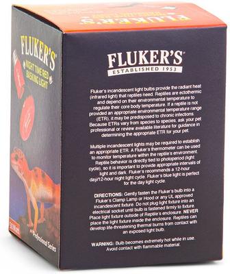 Show full view: Fluker's Night Time Red Reptile Basking Light, 50-watt slide 3 of 4