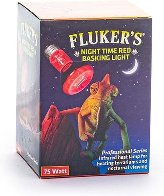 Show full view: Fluker's Night Time Red Reptile Basking Light, 75-watt slide 2 of 4
