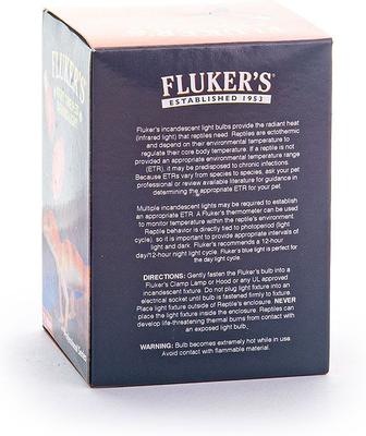 Show full view: Fluker's Night Time Red Reptile Basking Light, 75-watt slide 3 of 4