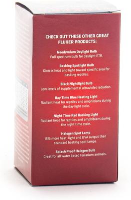 Show full view: Fluker's Nighttime Red Heat Reptile Bulb, 150-watt slide 4 of 6