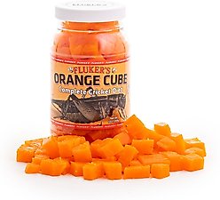 Fluker's Orange Cube Complete Cricket Diet Reptile Supplement, 12-oz jar