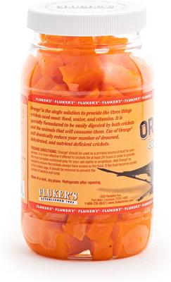 Show full view: Fluker's Orange Cube Complete Cricket Diet Reptile Supplement, 12-oz jar slide 4 of 6