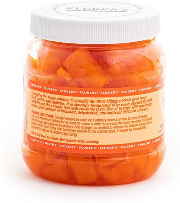 Show full view: Fluker's Orange Cube Complete Cricket Diet Reptile Supplement, 6-oz jar slide 3 of 6