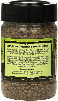 Show full view: Fluker's Premium Pellet Diet Hermit Crab Food, 3-oz jar slide 2 of 4