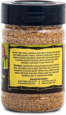 Show full view: Fluker's Premium Variety Diet Hermit Crab Food, 4-oz jar slide 3 of 4
