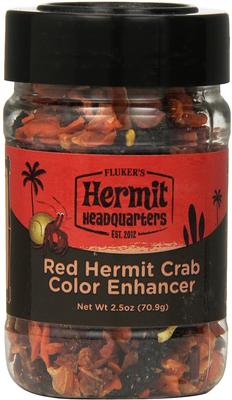 Show full view: Fluker's Red Color Enhancer Hermit Crab Food, 2.5-oz jar slide 1 of 6