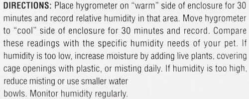 Show full view: Fluker's Relative Humidity Hygrometer slide 4 of 5