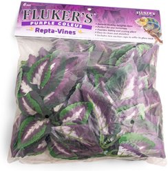 Fluker's Repta-Vines Reptile Terrarium Décor, 6-ft, Purple Coleus