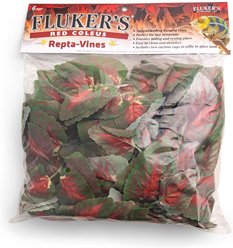 Fluker's Repta-Vines Reptile Terrarium Décor, 6-ft, Red Coleus