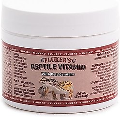 Fluker's Reptile Vitamin with Beta Carotene Reptile Supplement, 1.5-oz jar