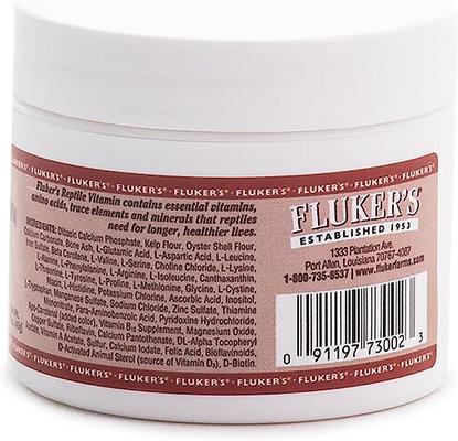 Show full view: Fluker's Reptile Vitamin with Beta Carotene Reptile Supplement, 1.5-oz jar slide 3 of 5