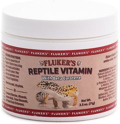Fluker's Reptile Vitamin with Beta Carotene Reptile Supplement, 2.5-oz jar