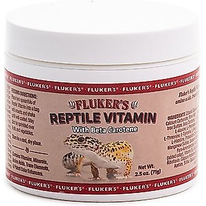 Fluker's Reptile Vitamin with Beta Carotene Reptile Supplement, 2.5-oz jar