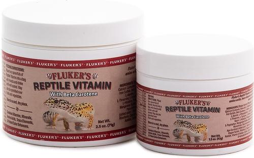 Show full view: Fluker's Reptile Vitamin with Beta Carotene Reptile Supplement, 2.5-oz jar slide 4 of 5