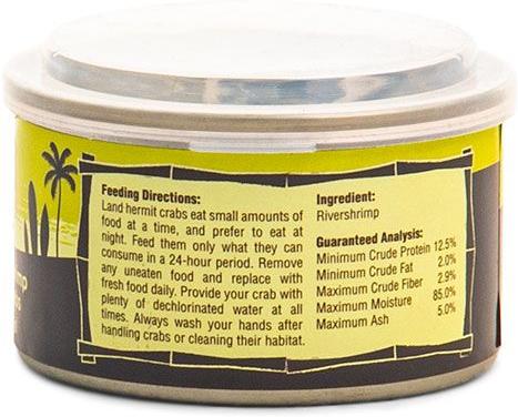Show full view: Fluker's Rivershrimp Hermit Crab Food, 1.2-oz can slide 2 of 4