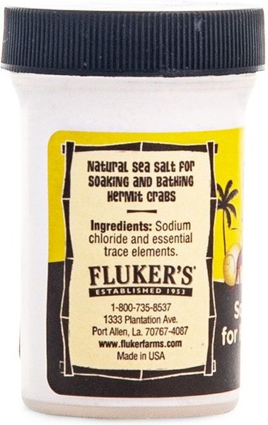 Fluker's Soaking Salt Hermit Crab Conditioner, 2.4-fl oz bottle
