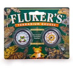 Fluker's Terrarium Gauges Thermometer & Hygrometer Combo Pack