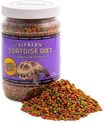 Fluker's Tortoise Diet Land Turtle Food, 16-oz jar