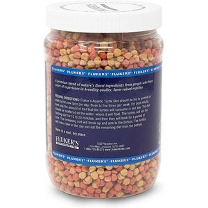Fluker's Turtle Diet Aquatic Turtle Food, 15-oz jar