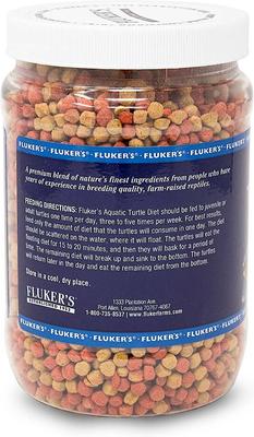 Show full view: Fluker's Turtle Diet Aquatic Turtle Food, 15-oz jar slide 3 of 4