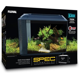 Lifegard Nana Cube Low Iron Ultra Clear Glass Tank with HOF-1 Hang On Filter, 5-mm
