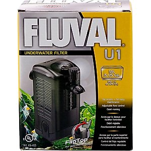 Fluval Aquarium Underwater Filter, 15-gal