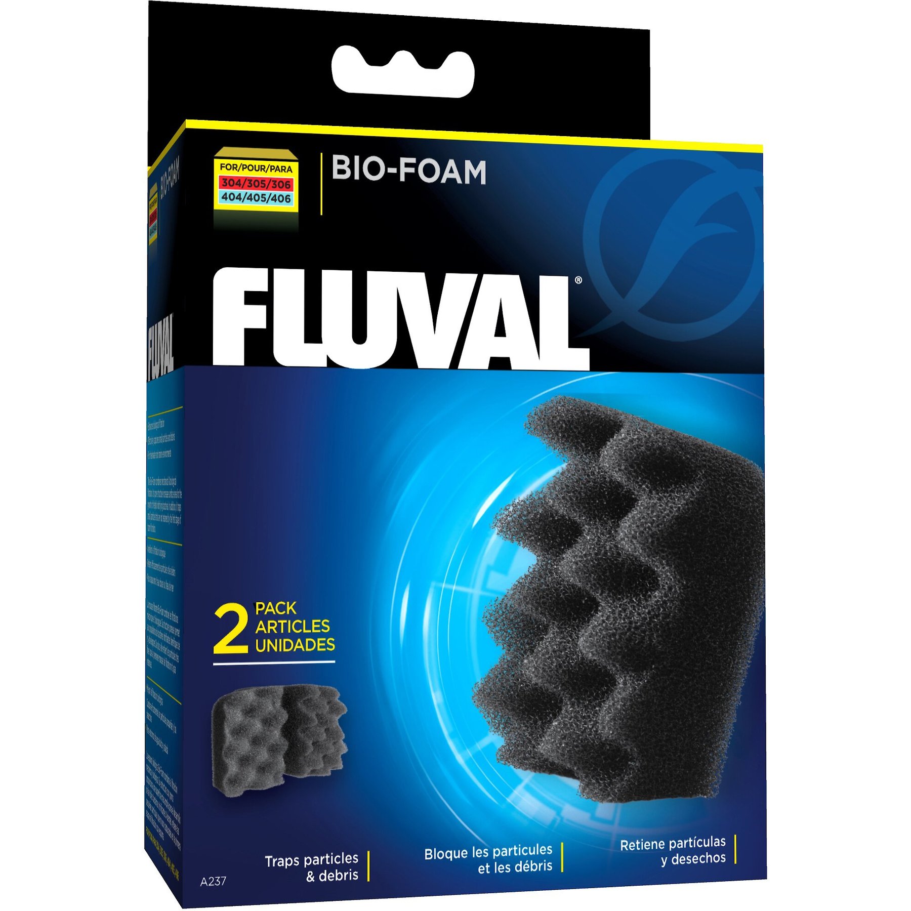 Fluval Bio-Foam Filter Media, 2 count