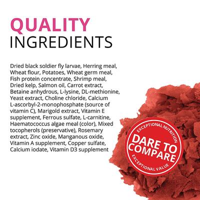 Show full view: Fluval Bug Bites Color Enhancer Tropical Freshwater Formula Flakes Fish Food, 1.58-oz slide 3 of 6