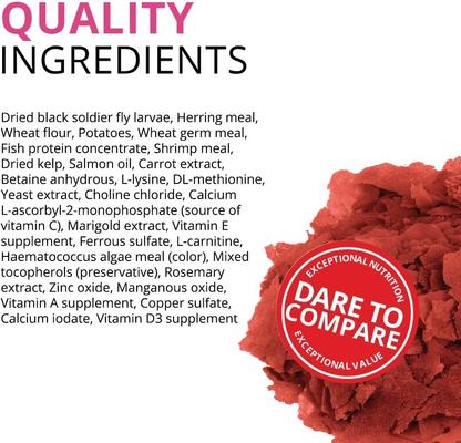 Show full view: Fluval Bug Bites Color Enhancer Tropical Freshwater Formula Flakes Fish Food, 3.17-oz slide 7 of 8