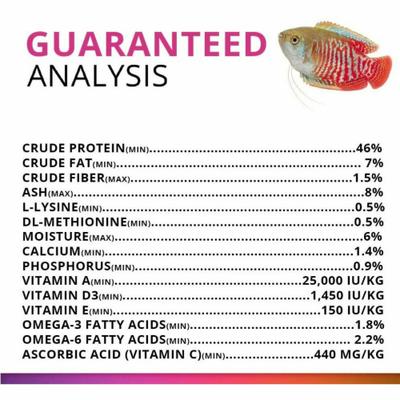 Show full view: Fluval Bug Bites Color Enhancer Tropical Freshwater Formula Flakes Fish Food, 63-oz slide 3 of 4