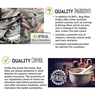 Show full view: Fluval Bug Bites Tropical Freshwater Formula Flakes Fish Food, 1.58-oz slide 7 of 9