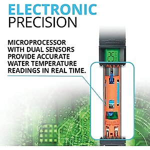 Fluval Electronic Aquarium Heater, 300-watt