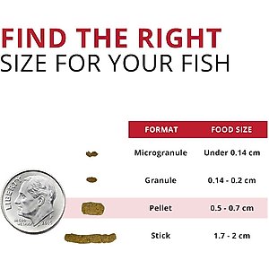 Fluval Fl Bug Bites Cichlid Formula Medium & Large Pellets Fish Food, 15.8-oz