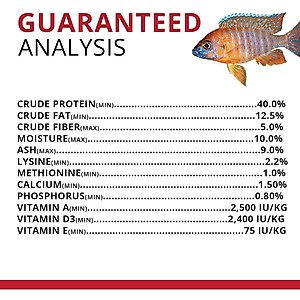 Fluval Fl Bug Bites Cichlid Formula Medium & Large Pellets Fish Food, 15.8-oz