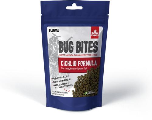 Show full view: Fluval Fl Bug Bites Cichlid Formula Medium & Large Pellets Fish Food, 3.5-oz slide 9 of 9