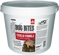 Fluval Fl Bug Bites Cichlid Formula Medium & Large Pellets Fish Food, 3.74-lb