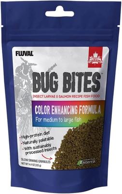 Show full view: Fluval Fl Bug Bites Color Enhancer Fish Food, 4.4-oz slide 7 of 7