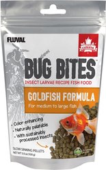 Fluval Fl Bug Bites Goldfish Formula Medium & Large Pellets Fish Food, 3.5-oz