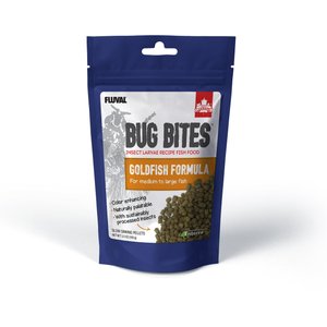 Fluval Fl Bug Bites Goldfish Formula Medium & Large Pellets Fish Food, 3.5-oz