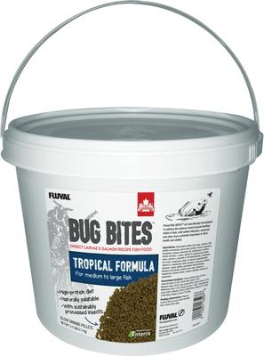 Show full view: Fluval Fl Bug Bites Tropical Freshwater Formula Medium & Large Granules Fish Food, 3.7-lb slide 7 of 8