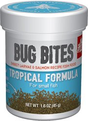 Fluval Fl Bug Bites Tropical Freshwater Formula Small Granules Fish Food, 1.6-oz