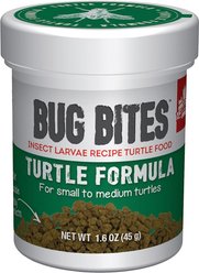 Fluval Fl Bug Bites Turtle Formula Reptile Food, 1.6-oz